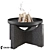 Concretika S80XL Fire Pit 3D model small image 1