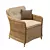 Cosy Halton Chair 3D model small image 1