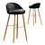 Bodega Bar Stool - Chic & Sleek 3D model small image 3