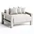 Elegant Antibes Chair: 3Ds Max FBX Corona 3D model small image 1