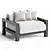 Elegant Antibes Chair: 3Ds Max FBX Corona 3D model small image 2