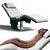 Modern Lounge Chair Kalinda 3D model small image 1