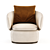 Elegant Swivel Chair with XForm 3D model small image 2