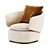 Elegant Swivel Chair with XForm 3D model small image 3