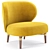 Elegant Louis Armchair 3D Model 3D model small image 3