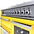 Bertazzoni Professional 6-Burner Electric Cooker 3D model small image 2