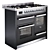 Bertazzoni Professional 6-Burner Electric Cooker 3D model small image 4