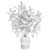 Modern Concrete Vase Ficus Collection 3D model small image 7