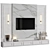 Modular TV Wall Unit 055 3D model small image 2