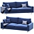 Modern Park Sofa 3Ds Max 3D model small image 2