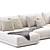 Modern 3D Katarina Corner Sofa 3D model small image 3