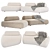 Eichholtz Residenza Sofa: Lyssa Send & Off-White 3D model small image 1