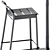 Muuto Linear Steel Cafe Set 3D model small image 5