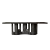 Sleek NIN Delcourt Table 3D model small image 2