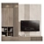 Contemporary TV Wall Unit 02 3D model small image 1