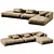 Sleek Sofa Loft by FORM Mebel 3D model small image 1