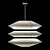 Elegant Kyoto Chandelier Light Fixture 3D model small image 3