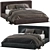 Double Bed Model 155 3D model small image 1