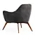 Modern LINA Armchair 3D Model 3D model small image 4