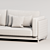 Modern TIME Design Sofa Marconato 3D model small image 3