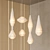 Elegant Mayu Pendant Lamps 3D model small image 2