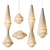 Elegant Mayu Pendant Lamps 3D model small image 5