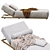  Modern Outdoor Lounger by Meridiani 3D model small image 3