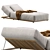  Modern Outdoor Lounger by Meridiani 3D model small image 5