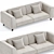  Regal Upholstered Sofa Millimeters Home 3D model small image 1