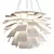 Modern Black Artichoke Pendant Light 3D model small image 2