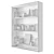 Decorative Set and Shelving Unit 3D model small image 8