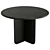 Modern Round Dining Table with UV Unwrapped Textures 3D model small image 5