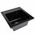 Sleek Ceramic Sink by Villeroy 3D model small image 3