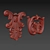  Elegant Ornament 65 3D Model 3D model small image 6