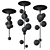 Iona Line Ceiling Lamps Array 3D model small image 4