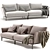 Modular Chelsea Sofa by Molteni 3D model small image 1