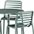 Sleek Steel Cafe Table & Chair 3D model small image 4