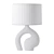 Curved Coil Table Lamp 3D model small image 3