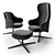 Sleek Reclining Lounge Chair 3D model small image 3