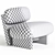 Elegant Jia Chair Design 3D model small image 3