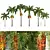 Foxtail Palm Tree Sculptures 3D model small image 2