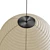 Modern Akari Pendant Lighting 3D model small image 2