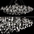 Reina V2 Art Deco Chandelier 3D model small image 8