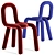 Sleek Modern BOLD Chair Design 3D model small image 2