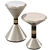 Modern Havana Side Table Set 3D model small image 4