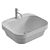 Glans White Marika Vessel Sink 3D model small image 3