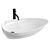 Gloss White Greta Countertop Basin 3D model small image 1