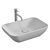 Glossy White Washbasin Sink - 50 x 33.5 cm 3D model small image 3