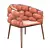 Scandinavian Chair with Textures 3D model small image 4