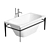 Elegant Duravit XVIU Acrylic Bathtub 3D model small image 2